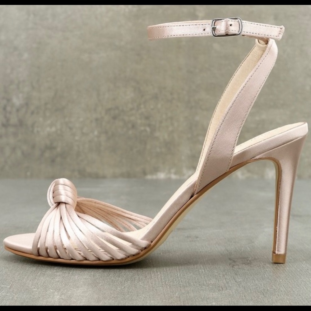 Chinese Laundry Selina Lilac Satin Sandals 7.5